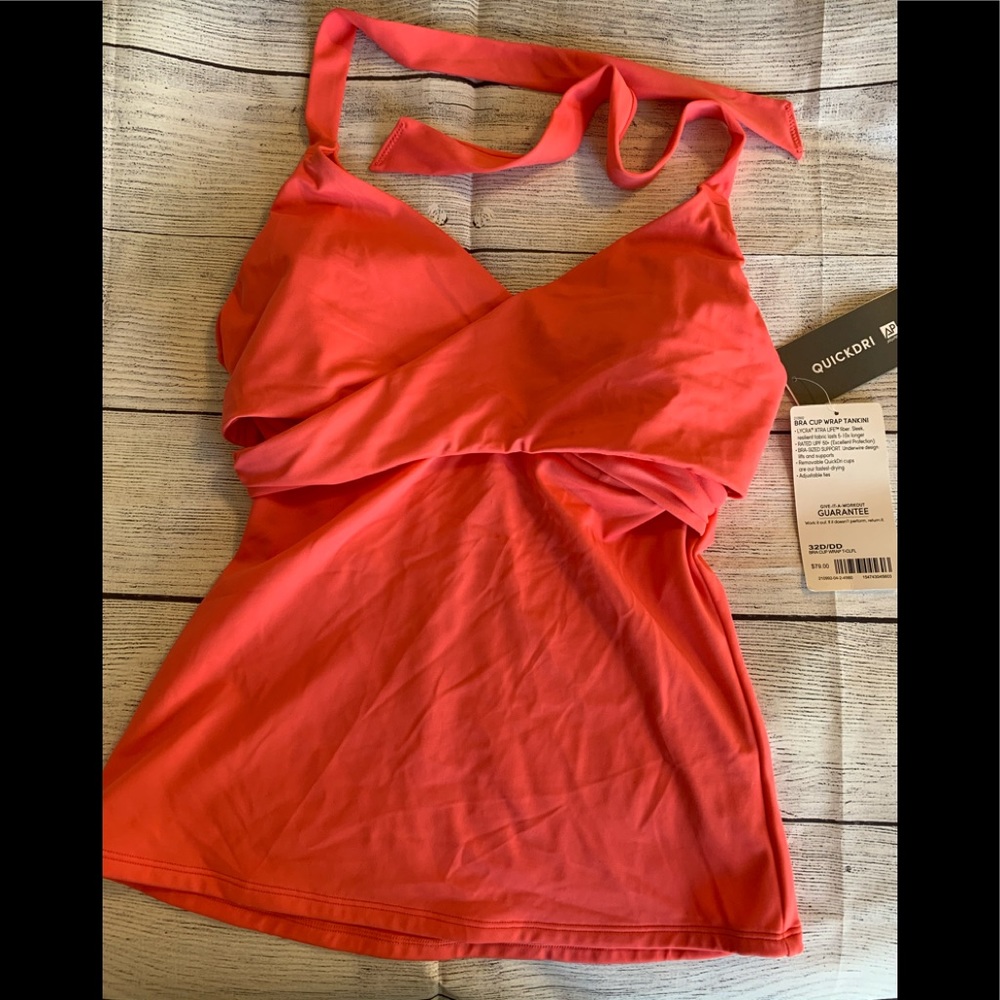 Athleta bra wrap tankini 32d/dd